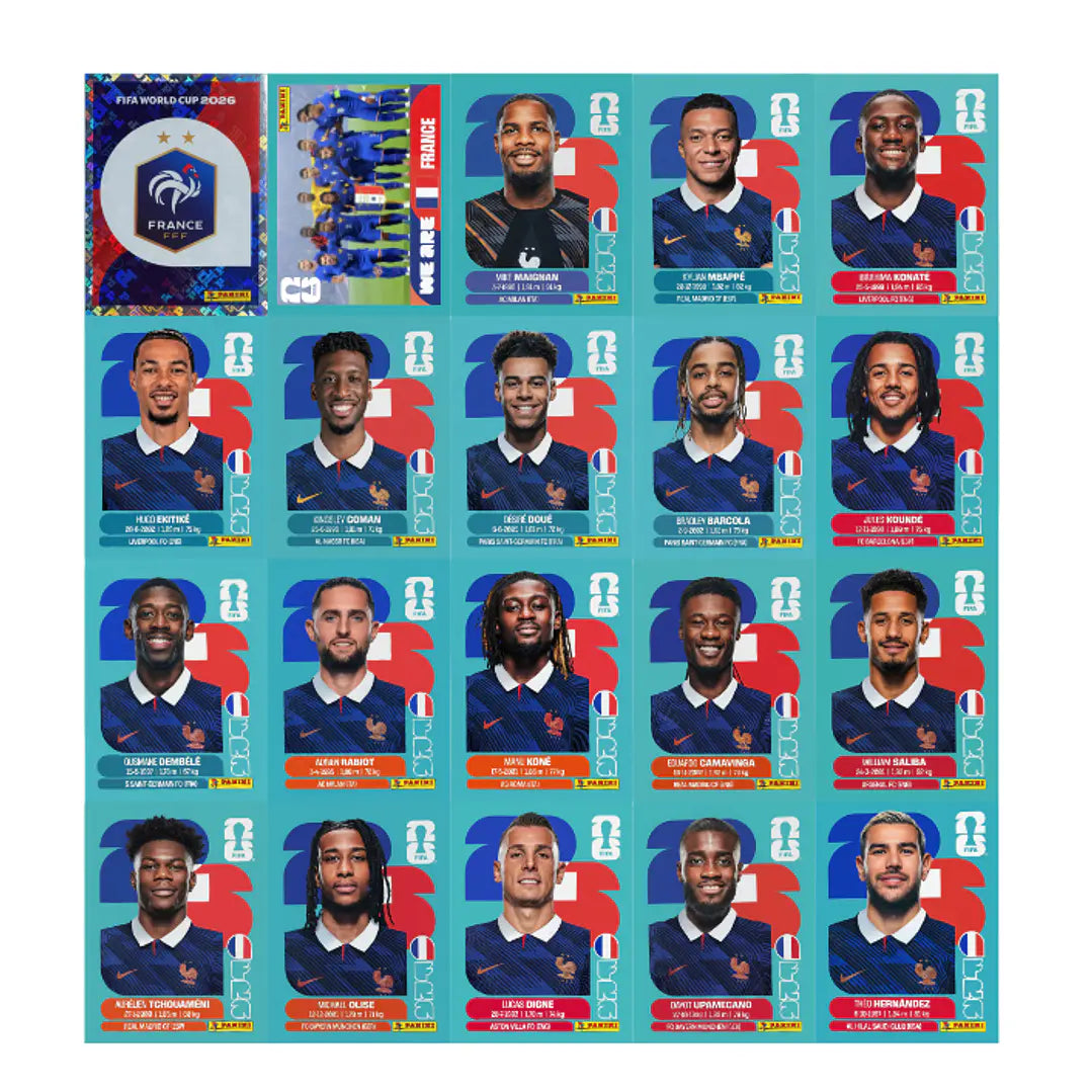 Pack de Figurinhas Copa 2026 para Impressão – PDF Digital