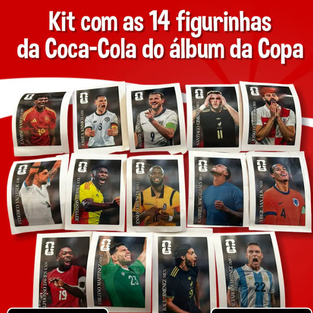 Pack de Figurinhas Copa 2026 para Impressão – PDF Digital