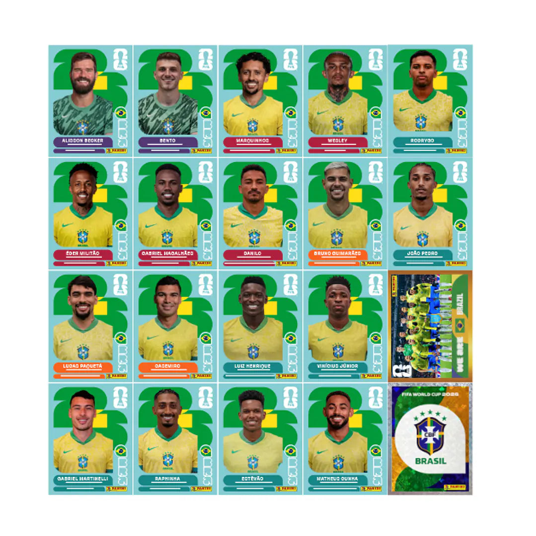 Pack de Figurinhas Copa 2026 para Impressão – PDF Digital