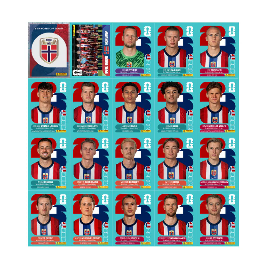 Pack de Figurinhas Copa 2026 para Impressão – PDF Digital
