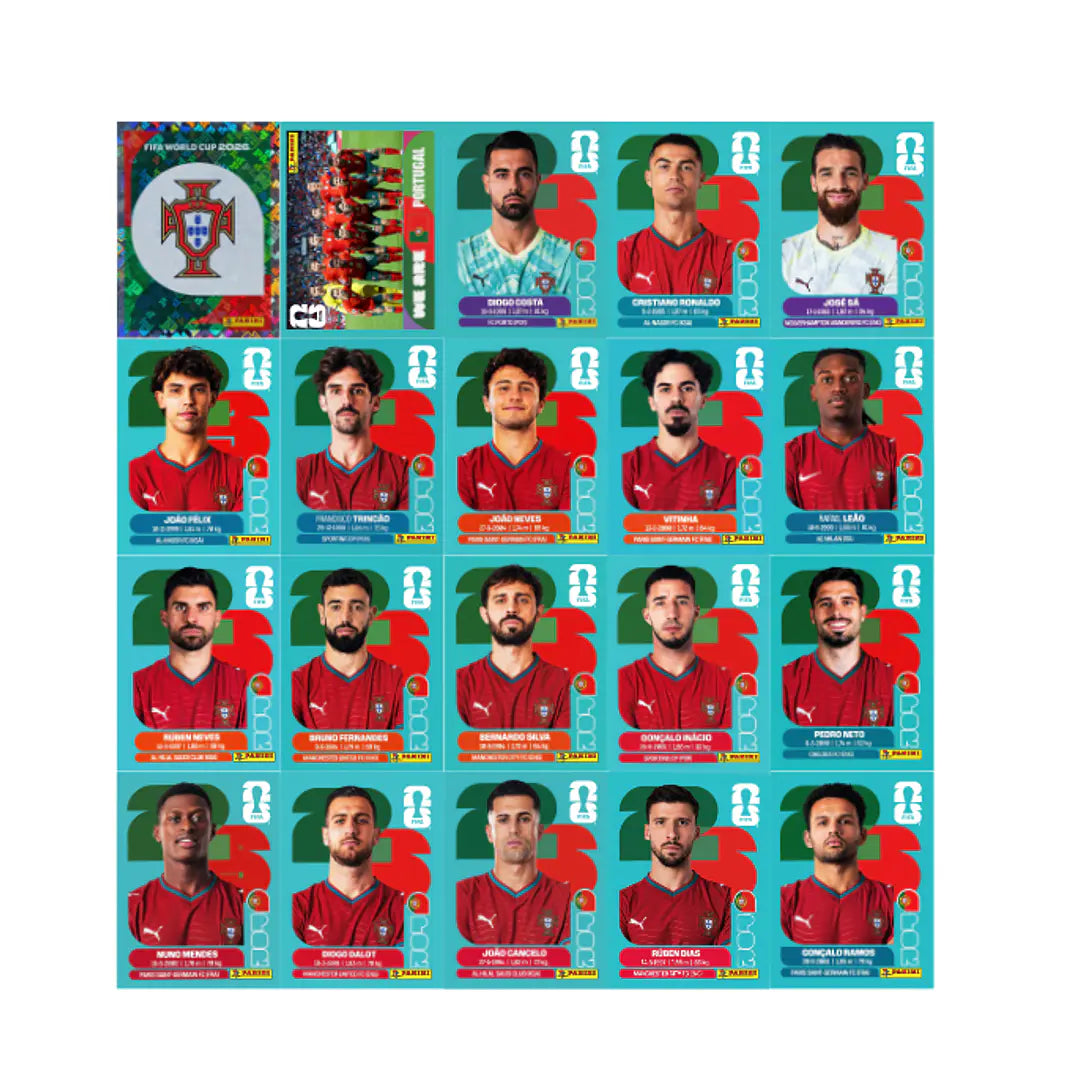 Pack de Figurinhas Copa 2026 para Impressão – PDF Digital