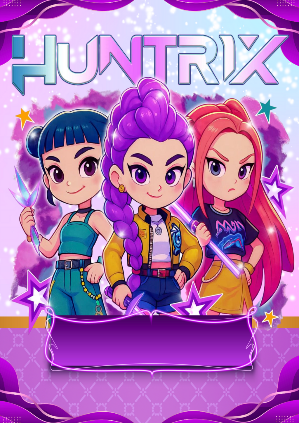 Arquivo Digital Guerreiras do K-POP Personalizável