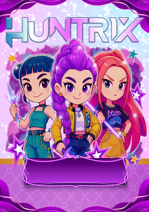 Arquivo Digital Guerreiras do K-POP Personalizável