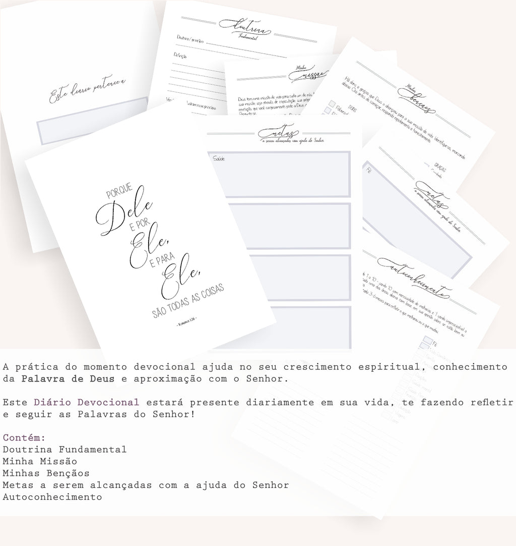 Arquivo Digital Diário Planner Devocional