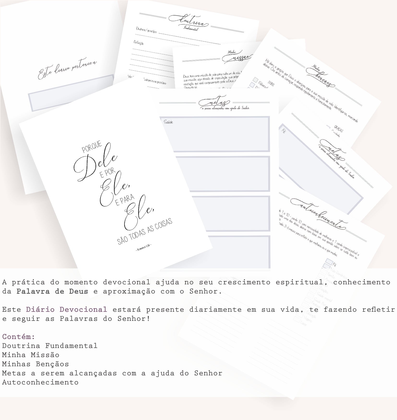 Arquivo Digital Diário Planner Devocional