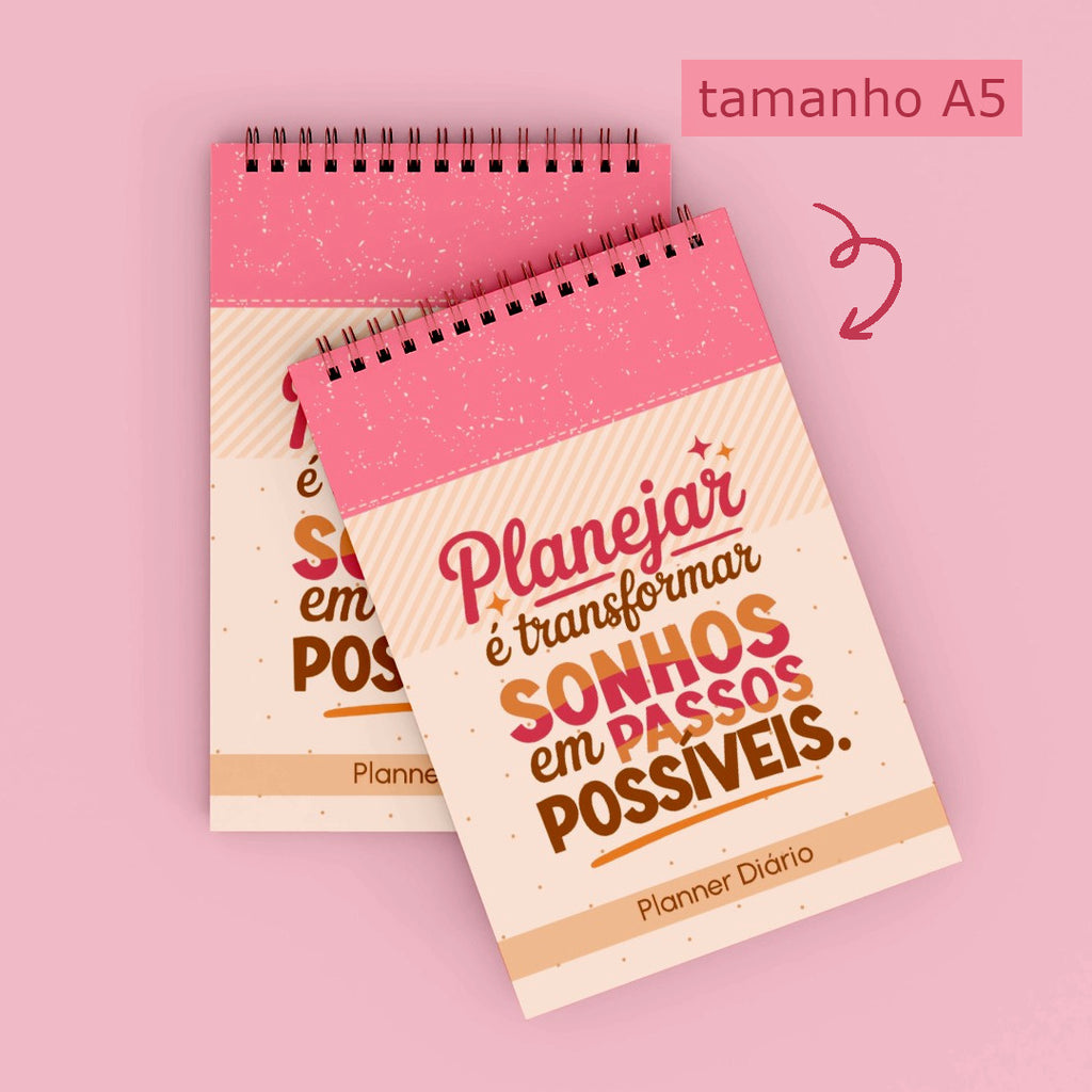 BLOCO A5 - PLANNER DIARIO